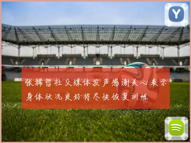 张稀哲社交媒体发声感谢关心表示身体状况良好将尽快恢复训练
